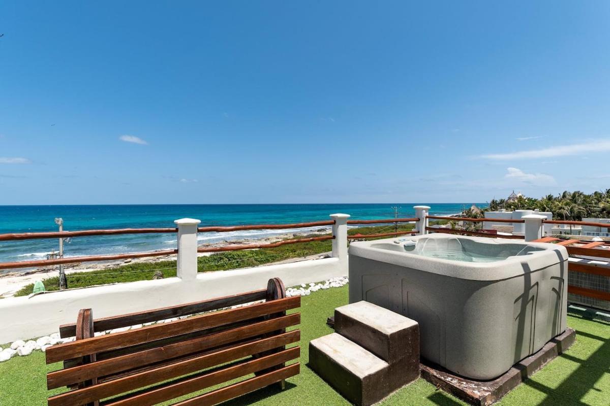 Villa With Ocean View, Pool, Restaurant And Rooftop Исла-Мухерес Экстерьер фото