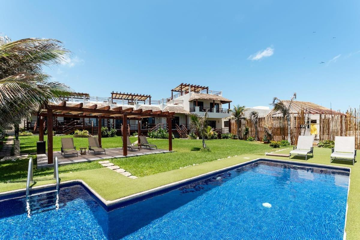 Villa With Ocean View, Pool, Restaurant And Rooftop Исла-Мухерес Экстерьер фото