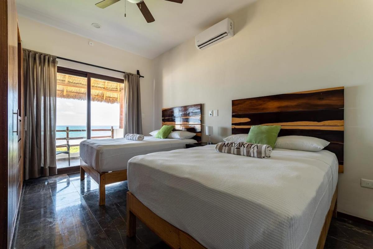 Villa With Ocean View, Pool, Restaurant And Rooftop Исла-Мухерес Экстерьер фото